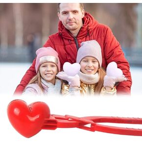 Heart Shape Durable Plastic Ball Making Clip Anti-Wear Ball Mould Tool for Fighting with Family Red 13.39 Inch All (Red #45) in Saudi Arabia