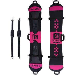 حافظة SkyPath Snowboard مزودة بمصدات مطاطية وغطاء ناعم قابل للتعديل مع أحزمة كتف مزدوجة قابلة للفصل in Kuwait