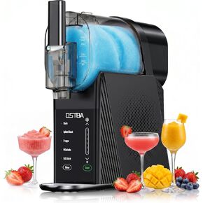 OSTBA Ice Cream Maker Machine & Slushie Machine for Home - Slushy Machine, Self-Cleaning, Family Size, 6 Modes, 6 Textures for Soft Serve, Sorbet, Margaritas, Frappés, Milkshakes, No Ice Needed in Saudi Arabia