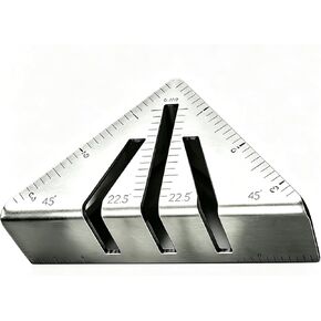 22.5°-90° Professional Heavy Duty Metalworking Miter Square, Welding Angle Layout Tool for Pipe Tubing Fabrication, Square Tubing, Pipe, Angle Iron, Framing and Saw Marking(10") in Kuwait