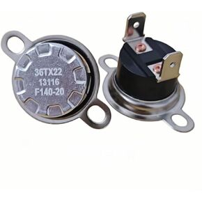 (2 حزمة) 36TX22 13116 F140-20 مفتاح ترموستات 140 درجة مغلق عادة - يستبدل 3660698 CA-140 CA-140-QC KSD301 in Kuwait