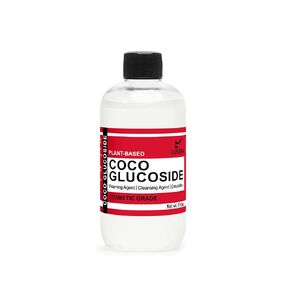 Coco Glucoside Surfactant 8 fl oz, Cosmetic Grade Plant-Based Nonionic Cleansing Agent, Sulfate-Free Foam Booster for DIY Shampoo, Body Wash, Facial Cleanser in Kuwait