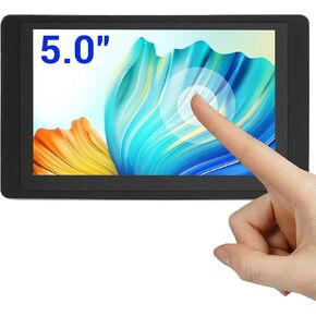 شاشة ESP32 مقاس 800 × 480، شاشة لمس HMI Basic ESP32 RGB TFT LCD مقاس 5 بوصات مع حافظة أكريليك، معالج ثنائي النواة 32 بت LX6، بسرعة تصل إلى 240 ميجاهرتز، متوافقة مع Arduino وLVGL وPlatformIO وMicroPython in Kuwait