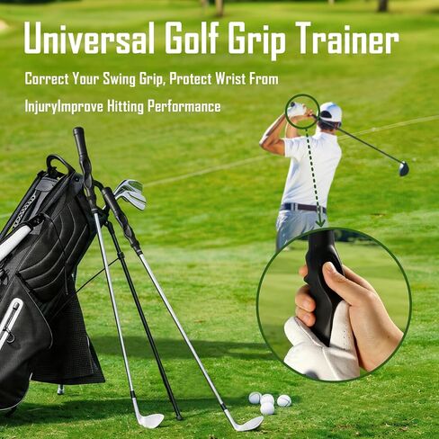 Golf Grip Trainer Aid Swing Posture Corrector, Improve Swing Rhythm & Consistency, Golf Hand Position Practice Trainer, Perfect Golf Gift for Men Women, Ideal Present for Him Her Golfer Lovers in Kuwait