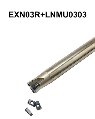 10 قطعة LNMU0303ZER-MJ عالية السرعة تغذية كربيد طحن إدراج الوجه طحن الشق أدوات القطع ل EXN03R C20-20-160 حامل مطحنة نهاية التغذية السريعة in Kuwait