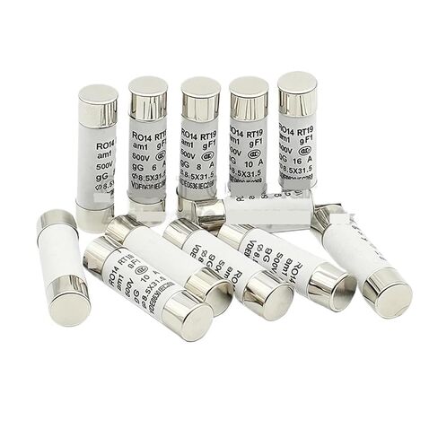 R014 8.5x31.5 Fast Blow Ceramic Fuse 8.5 * 31.5mm 500V 0.5A 1A 2A 3A 380V RT14(4A 8.5x31.5 10pcs) in Kuwait