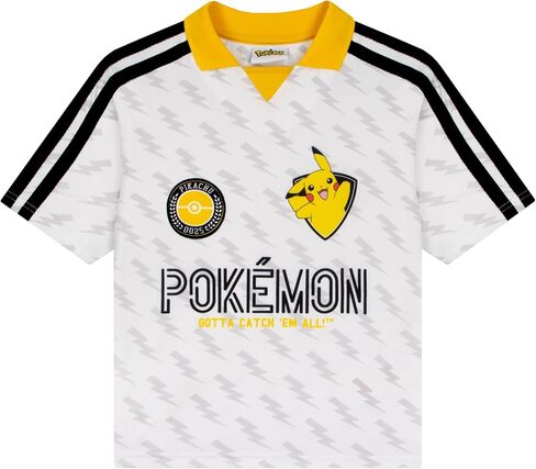 Pokemon Shirt, Oversized Soccer Shirts for Boys, Pikachu Kids Soccer Jersey, Boys T Shirts in Kuwait