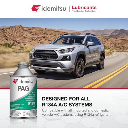 Idemitsu Hermetic AC Compressor PAG Oil - PAG 46 MVAC Oil for R134a AC Compressor (250mL Can, 8 oz) (1) in Kuwait