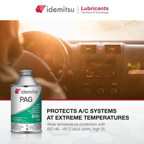 Idemitsu Hermetic AC Compressor PAG Oil - PAG 46 MVAC Oil for R134a AC Compressor (250mL Can, 8 oz) (1) in Kuwait