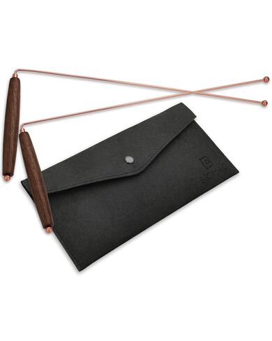 Biomag 99.9% Copper Dowsing Rods, 2Pcs Divining Rods with Gift Bag for Ghost Hunting, Water Divining, Finding Gold, Yes or No Questions in Kuwait