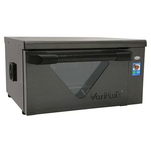 Cadco VK-120 VariKwik فرن حراري عالي السرعة، من الفولاذ المقاوم للصدأ، 120 فولت، NSF، منطقة طهي 14 بوصة عرض × 10 بوصة عمق، يناسب بيتزا 10 بوصة، للاستخدام التجاري in Kuwait