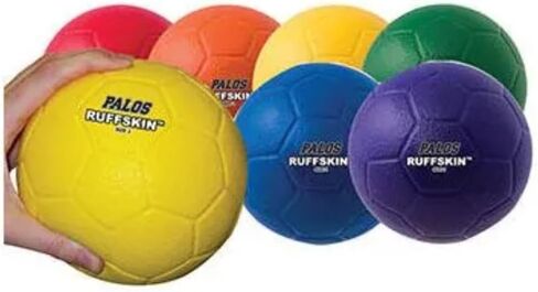 Palos™ RuffSKIN™, Foam Team Handball, Tchoukball Set | Size 1, 6.5" - Elementary and Middle School, Set of 6 Balls in Kuwait