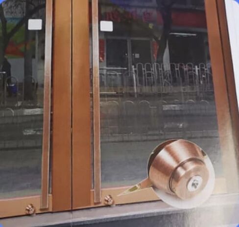 UpjiaFlarish Mortise Lock Cylinder Deadbolt - أقفال الأبواب التجارية قفل باب واجهة المتجر ومجموعة أسطوانة مزدوجة المفاتيح 1-1/8 بوصة لسان مستقيم خلفي لأمن المنزل مع 5 مفاتيح in Kuwait