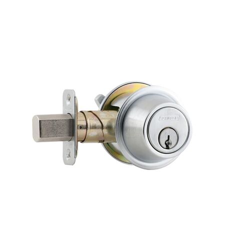 Schlage Commercial B560PF626 درجة 2 أسطوانة واحدة مقاومة للحريق مع مفتاح C مع مزلاج 12294 وطلاء خارجي من الكروم الساتان 10094 in Kuwait