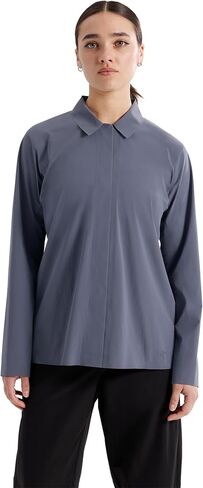 قميص Arc'teryx Olia LS نسائي | طبقة خفيفة الوزن بعامل حماية من الأشعة فوق البنفسجية 50+ للمشي لمسافات طويلة في الشمس الكاملة in Kuwait