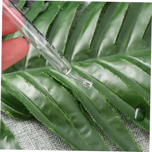Cabilock 12pcs Glass Pipette Curved Head Dropper Lab Scale Line Graduated Easy Cleaning for School Lab in Kuwait