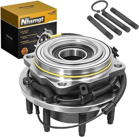 مجموعة محمل العجلة الأمامية متوافقة مع F250 Super Duty F350 Super Duty 2005-2010 4WD 8 LUG مع ABS 2PCS 515081 in Kuwait