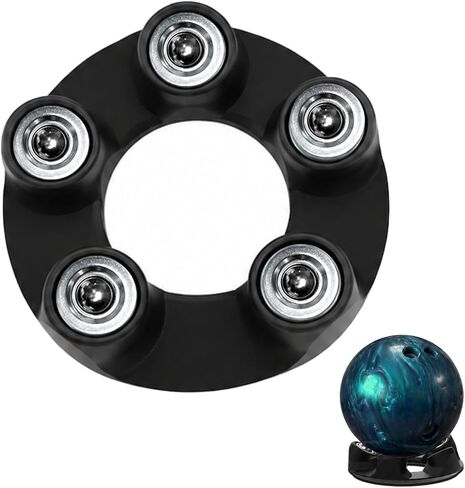 Bowling Ball Spinner - Hook & Grip Trainer with Maintenance Stand - Multi Functional Practice Tool for Increasing Rev Rate and Ball Performance in Kuwait
