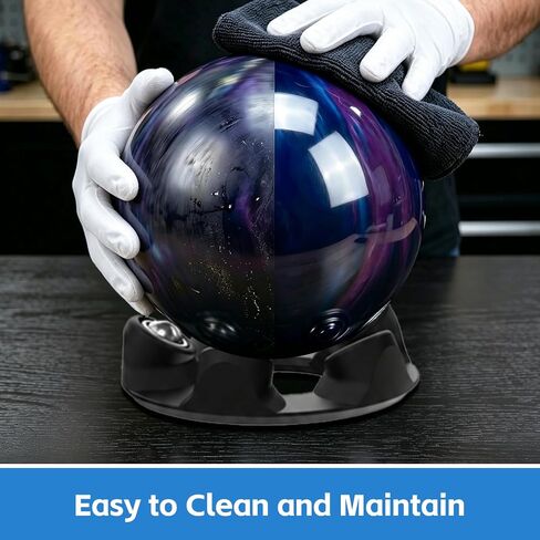 Bowling Ball Spinner - Hook & Grip Trainer with Maintenance Stand - Multi Functional Practice Tool for Increasing Rev Rate and Ball Performance in Kuwait