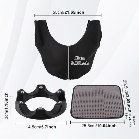 3-in-1 Bowling Basics Accessories Kit, Microfiber Bowling Ball Towel Kit,with Bearing Spinner Holder, Bowlings Ball Cleaner Wipes, Microfiber Bowlings Towel with Easy-Grip Dots in Kuwait