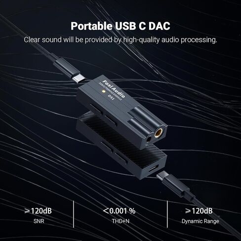 سماعات Fosi Audio IM4 IEM مفتوحة من الخلف ومكبر صوت سماعة الرأس DS1 USB C DAC in Kuwait