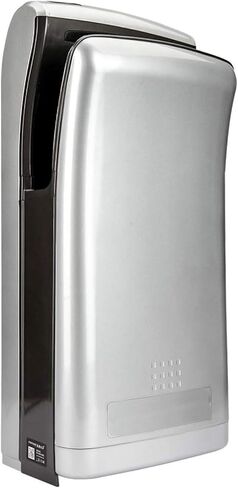 HEPA Filtered Vertical Hand Dryer 1800W Dual Blade Air Commercial Hand Dryers for Bathrooms Automatic High-Speed Jet Flow Wall Mounted Silver in Saudi Arabia