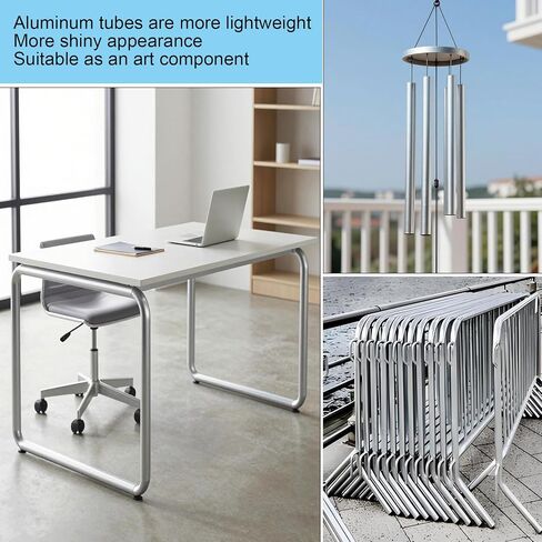 1"O.D. 2 Pcs Aluminum Structural Round Tube (.125" Wall), 12 in, Seamless, — Industrial DIY, backyard projects in Kuwait