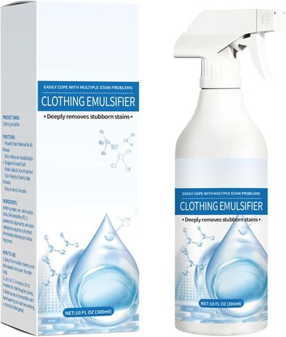 Professional Stain Remover Spray for Clothes & Sofa Fabric, 300ml Emulsifier Cleaner(B 2pcs) in Kuwait