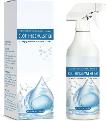 Tough Stain Remover for Fabrics, 300ml Clothing & Upholstery Emulsifier Cleaner Spray(B 1pcs) in Kuwait