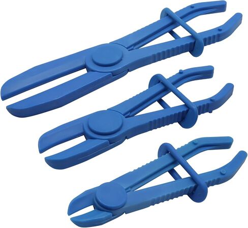 Murtenze 3 Pack Hose Pinch Off Pliers, Fuel Line Clamp Pliers Set for Automotive Hoses, Fuel, Gas and Brake (Yellow) in Kuwait