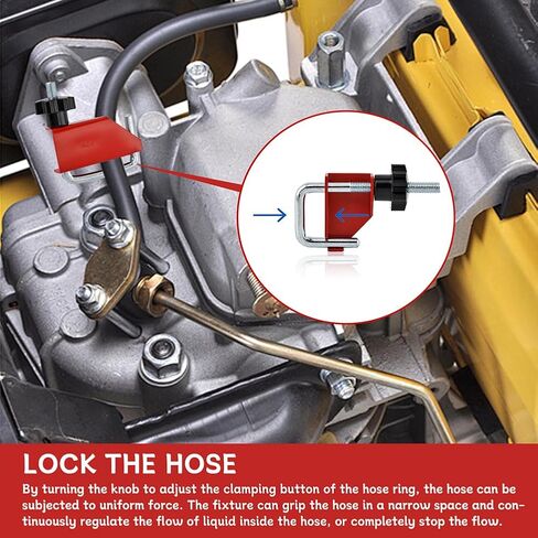 4Pack Hose Pinch Off Pliers Clamp Pliers for Flexible Fuel Line, Brake Fuel Line Clamp Coolant Radiator Hose Clamps Tool Without Damaging the Line, 3/8in 1/2in 1in 1-3/4in in Kuwait
