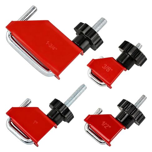 4Pack Hose Pinch Off Pliers Clamp Pliers for Flexible Fuel Line, Brake Fuel Line Clamp Coolant Radiator Hose Clamps Tool Without Damaging the Line, 3/8in 1/2in 1in 1-3/4in in Kuwait