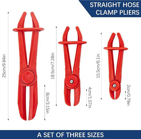 6-Piece Hose Pinch Clamp Pliers, Pinch Pliers, Line Clamp Set for Flexible Hoses Fuel Hoses Gas Lines Brake Hoses Radiator in Kuwait