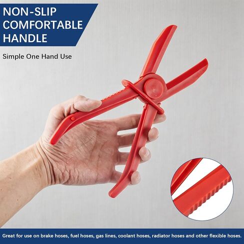 6-Piece Hose Pinch Clamp Pliers, Pinch Pliers, Line Clamp Set for Flexible Hoses Fuel Hoses Gas Lines Brake Hoses Radiator in Kuwait
