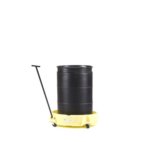 ENPAC Spill Containment Scooter, Yellow, 100% polyethylene, 500 lbs. Capacity, Molded Pour spout in Kuwait