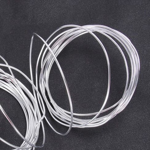 6 Roll DIY Aluminum Craft Wire 5m Length Bendable Anti-Rust Aluminum Wire for Sculpture Making and Bonsai Modeling for Crafting in Saudi Arabia
