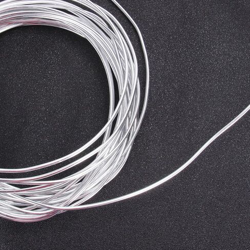 6 Roll DIY Aluminum Craft Wire 5m Length Bendable Anti-Rust Aluminum Wire for Sculpture Making and Bonsai Modeling for Crafting in Saudi Arabia