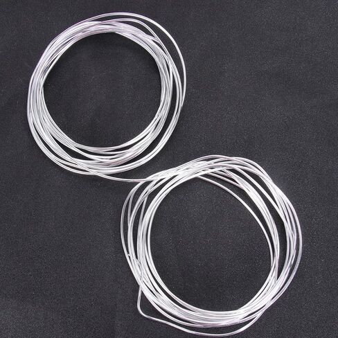 Housoutil 6roll Flexible Aluminum Wire for DIY Crafts Each Bendable Metal Wire for Doll Skeletons Bonsai Flower Shelf Support in Thickness in Kuwait