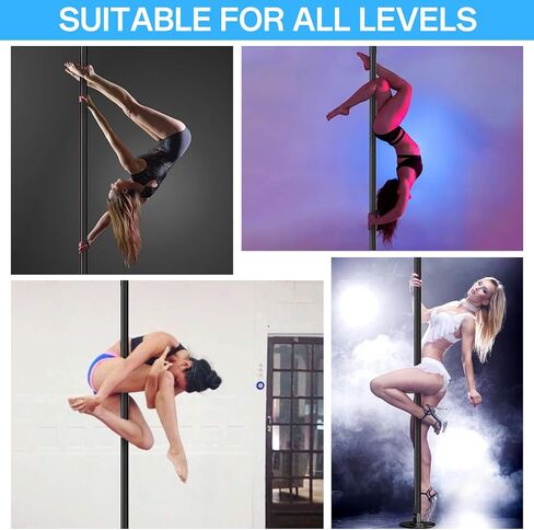 Strip Poles for Home - Removable 45mm Stripping Pole with Extension,Dancing Equipment | for Home, Club, Gym, Pub, Studio in Kuwait