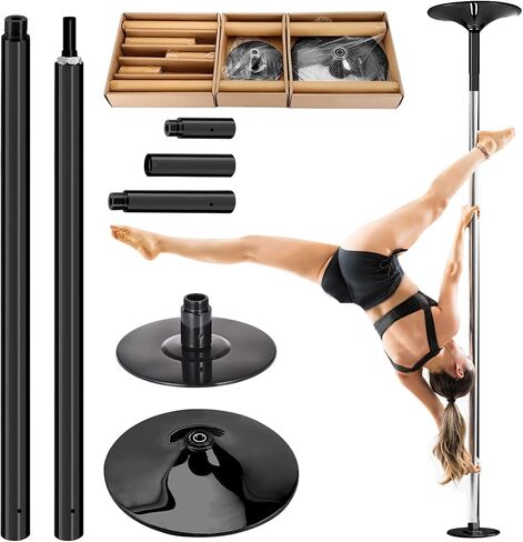 Strip Poles for Home - Removable 45mm Stripping Pole with Extension,Dancing Equipment | for Home, Club, Gym, Pub, Studio in Kuwait