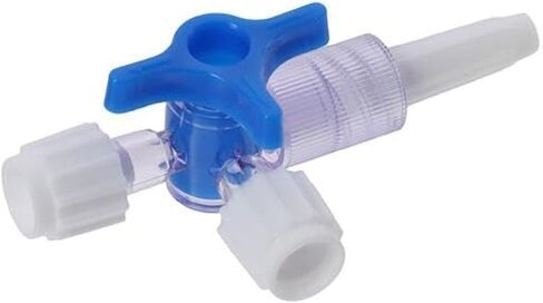4PCS Ball Valve 3-Way Stopcocks Experimental Research Projects Male Lock Water Valve Disposable Plastic 3-Way Valve Hobbies in Kuwait