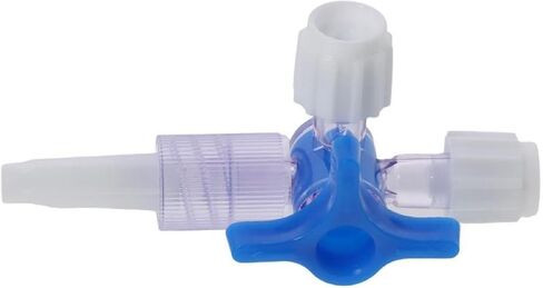 4PCS Ball Valve 3-Way Stopcocks Experimental Research Projects Male Lock Water Valve Disposable Plastic 3-Way Valve Hobbies in Kuwait