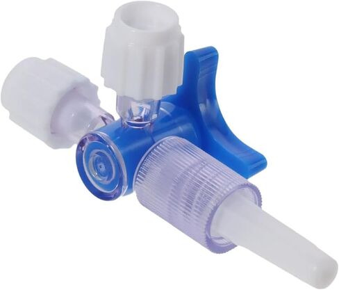 4PCS Ball Valve 3-Way Stopcocks Experimental Research Projects Male Lock Water Valve Disposable Plastic 3-Way Valve Hobbies in Kuwait