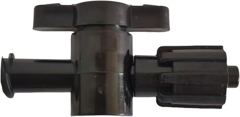 50Pcs Reusableplastic 2-Way Stopcock Lock Connectors for Fluid Transfer and Printing Applications(Black) in Kuwait