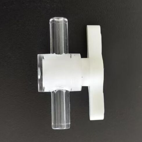 50PCS Reusableplastic 2-Way Stopcock Valve for Laboratory, Food Machinery, Aquarium, and More - Male/Female Connections in Saudi Arabia
