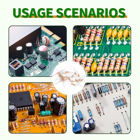 100Values 1000PCS 1/2W Resistor Kit Carbon Film Resistors Assortment 1 Ohm to 5.6M Ohm 1/2Watt 5% Resistencia Eléctrica Assorted Set in Kuwait