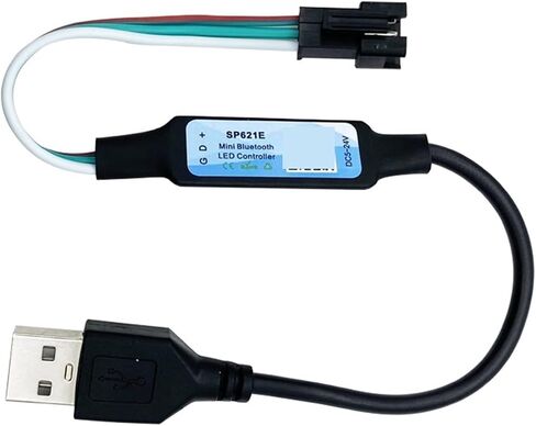 SP621E Magic Color Music Controller Group Dynamic Mini Full Color Light with LED Dimmer(USB interface SP621E) in Kuwait