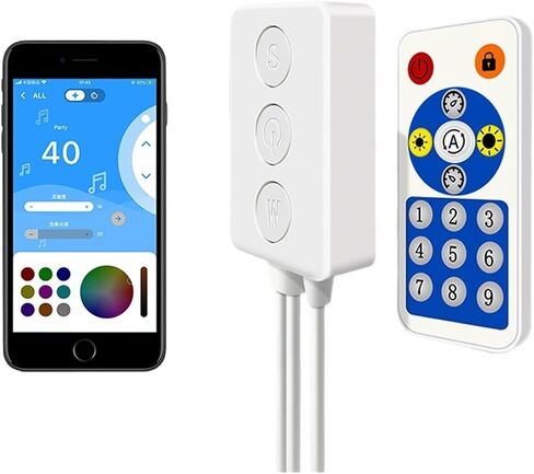 SP601E LED music controller WS2811/2812 magic light with mobile phone full color dimmer in Kuwait