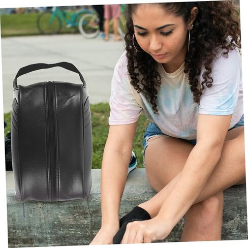 Waterproof Golf Shoe Bag Zipper Shoes Storage Carrier for Travel Sports Cycling Football Tennis Outdoor Golf Pouch 12.59X9.05X5.11In in Kuwait