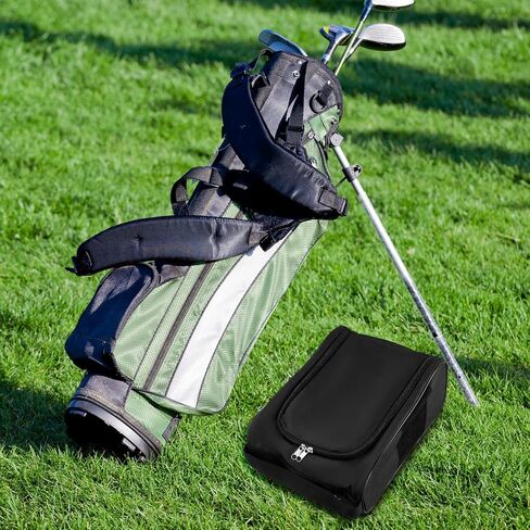 QWORK Golf Shoe Bag for Travel, Outdoor Zippered Shoe Carrier, Compatible with Various Shoe Sizes, Sport Shoes Bag Travel Shoe Bags in Kuwait